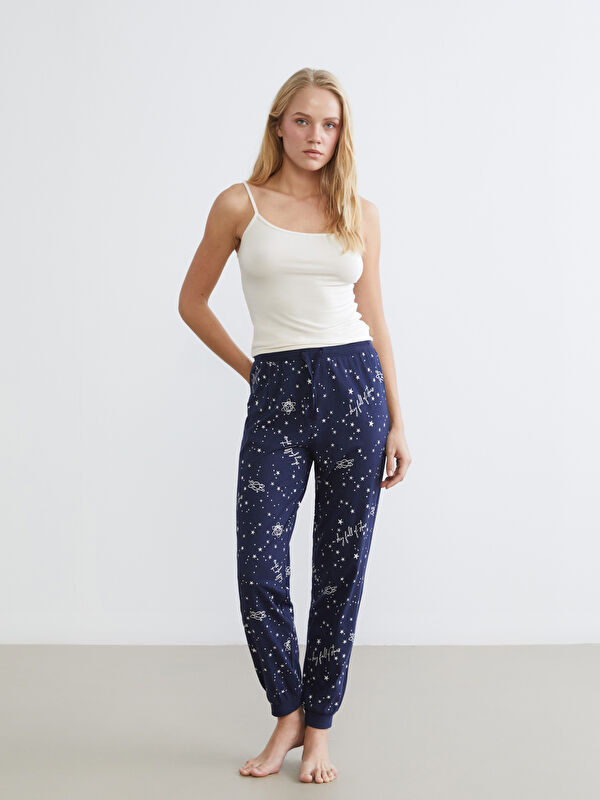 LCW DREAM Beli Lastikli Kadın Jogger Pijama Altı