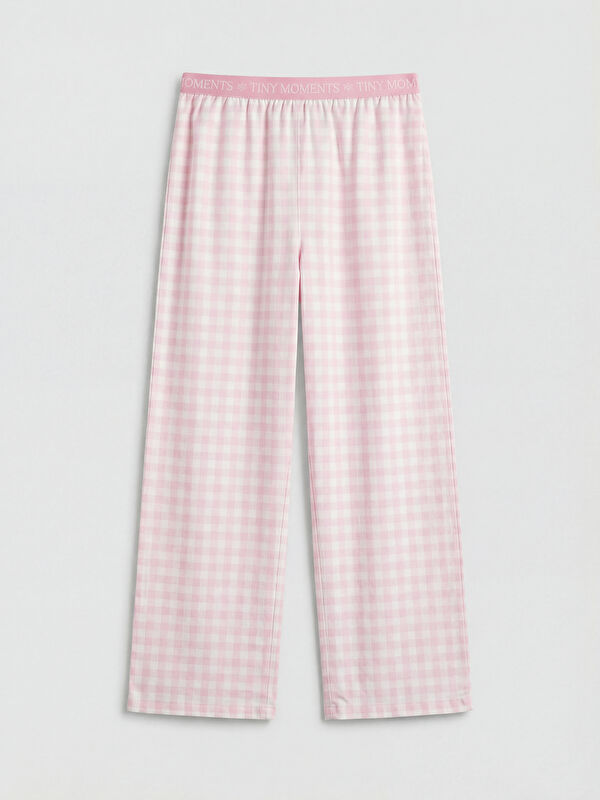 LCW Kids Ekose Kız Çocuk Pijama Altı