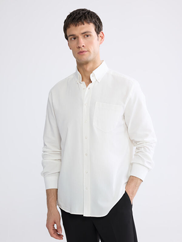 SOUTHBLUE Herren Regular Fit Oxford Hemd