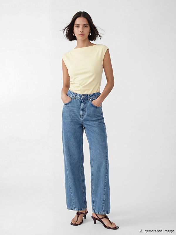 LCW Jeans جينز نيلي نساء