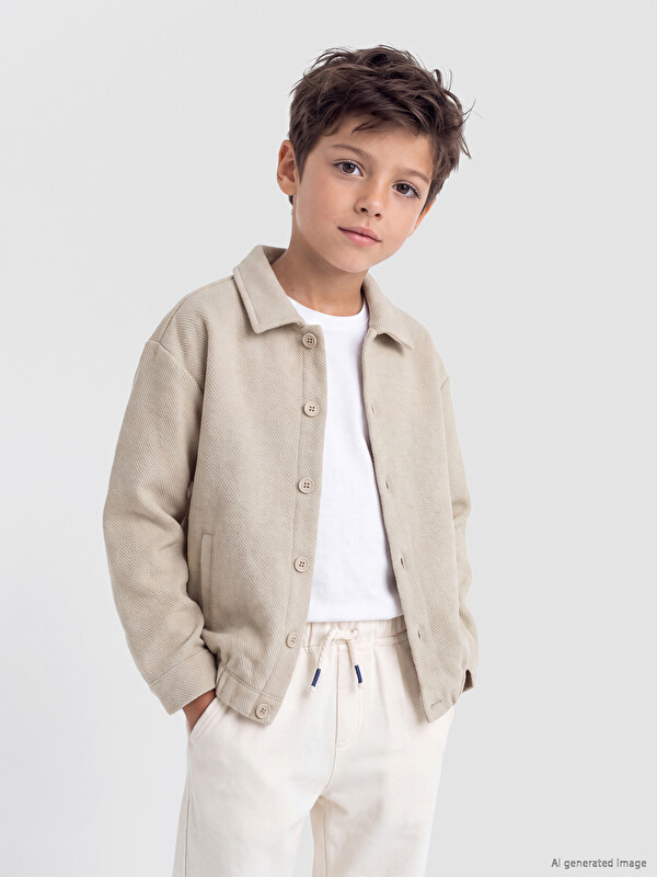 LCW Kids Uzun Kollu Erkek Çocuk Gömlek
