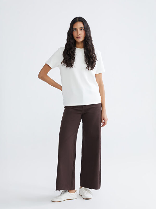 LCW Modest جينز نسائي بساق واسعة
