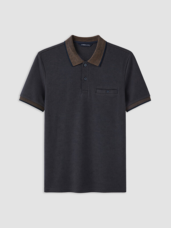 LCWAIKIKI Classic Polo Yaka Erkek Dokulu Tişört