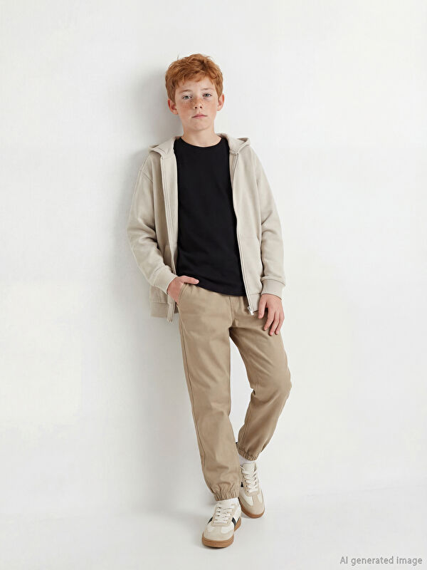LCW Kids Beli Lastikli Erkek Çocuk Jogger Pantolon