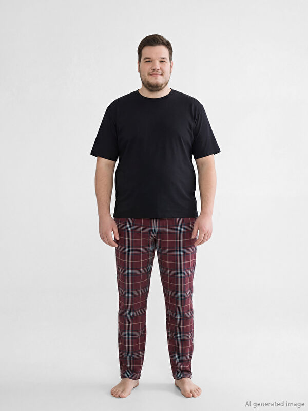 LC WAIKIKI Standart Kalıp Ekose Erkek Pijama Altı