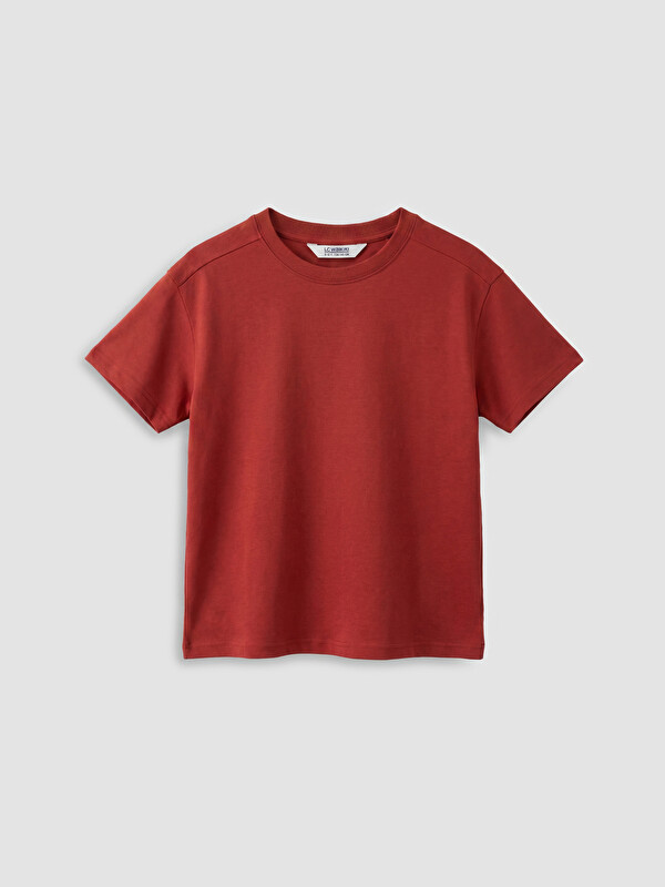 LCW Kids Crew Neck Short Sleeve Boys' T-Shirt