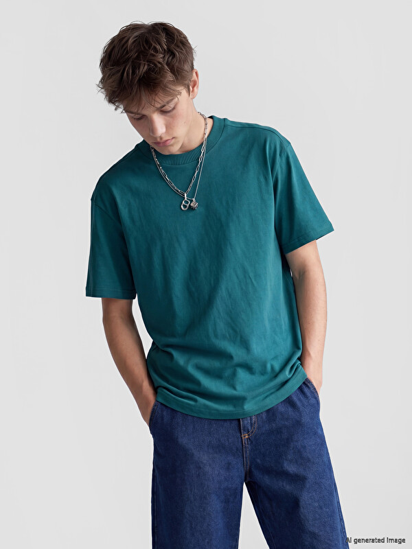 LCW Kids Crew Neck Short Sleeve Boys' T-Shirt