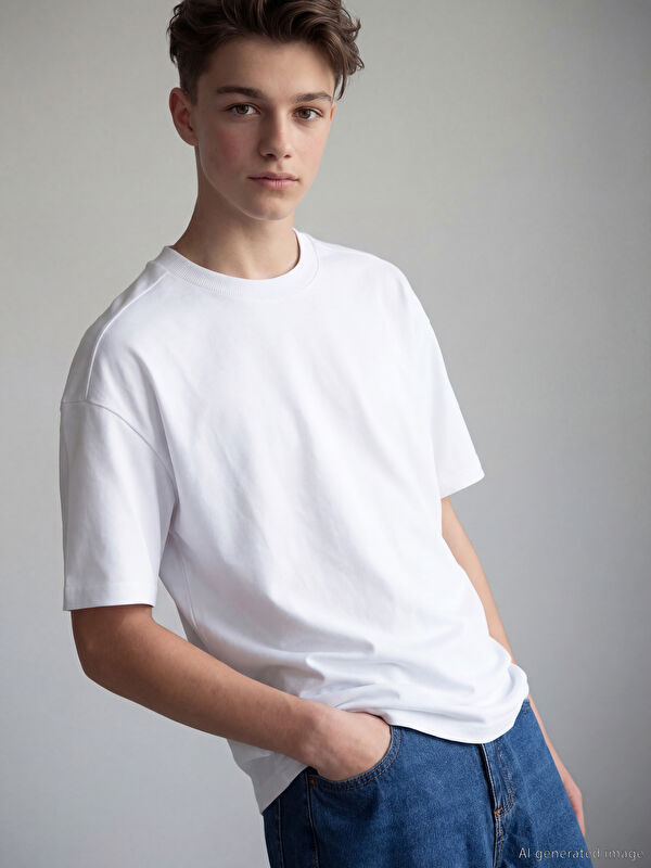 LCW Kids Boy WHITE T-Shirt