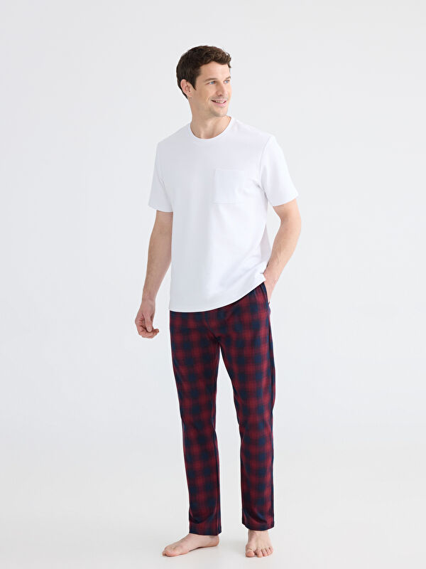 LC WAIKIKI Standart Kalıp Ekose Erkek Pijama Alt
