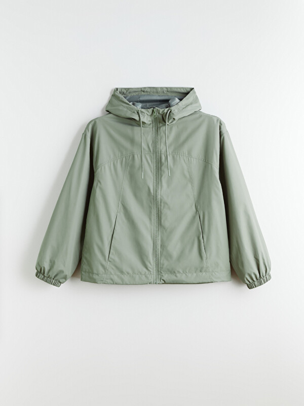 LCW Vision Kapüşonlu Oversize Kadın Yağmurluk - S66084Z8-J6Q | LCW