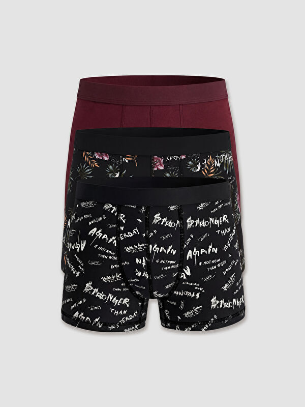 LC WAIKIKI Standart Kalıp Pamuklu Esnek Erkek Boxer 3'lü