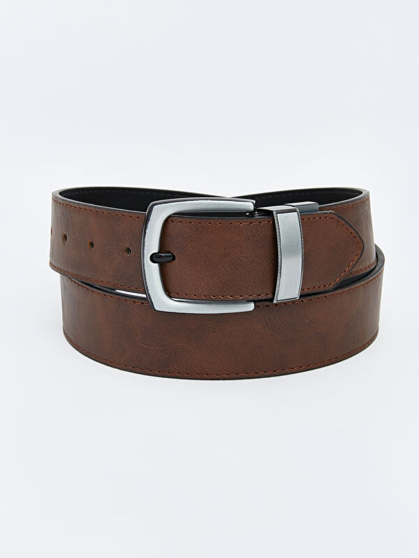 LCW ACCESSORIES Men's Leather-Look Belt