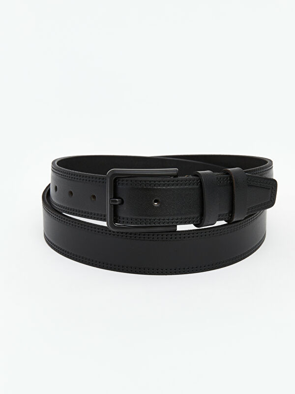 LCW ACCESSORIES حزام جلد صناعي للرجال