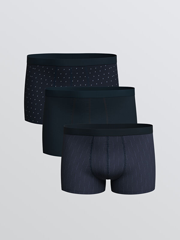 LC WAIKIKI Pamuklu Esnek Erkek Boxer 3'lü