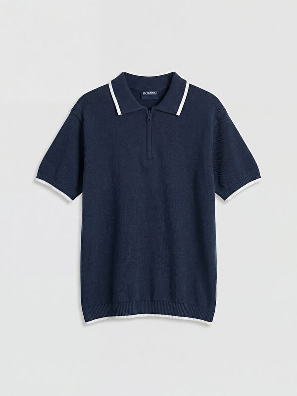 LCW Kids Polo Yaka Erkek Çocuk Triko Kazak