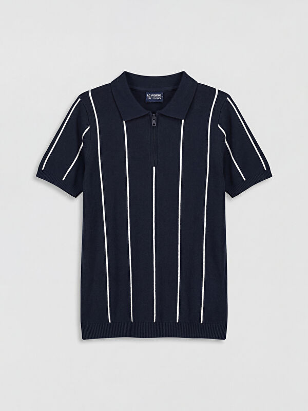 LCW Kids Polo Yaka Erkek Çocuk Triko Kazak