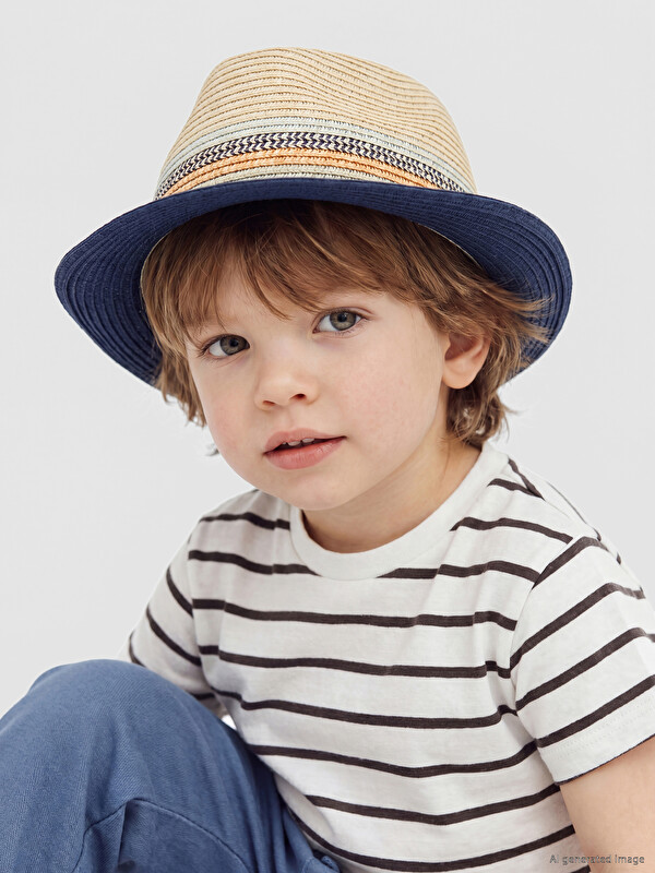 LCW baby Erkek Bebek Hasır Şapka 