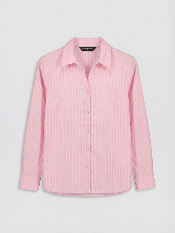 LCWAIKIKI Classic Striped Women's Shirt