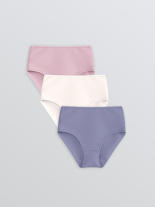 LCW DREAM High-Waist Classic Briefs, 3-Pack