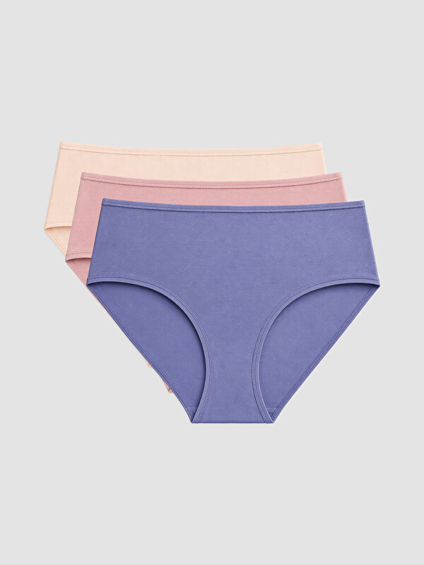 LCW DREAM Plain Hipster Knickers 3-Pack