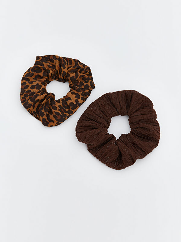 LCW JOY Leopard Print Women's Elastic Hair Tie 2 Pack