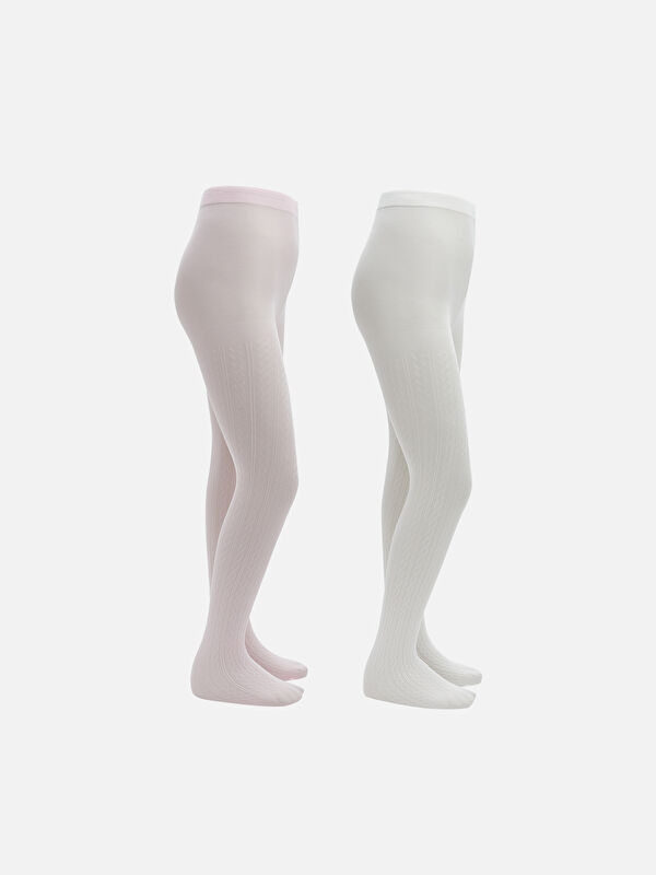 LCW Kids Thin Girls' Tights 2 Pack