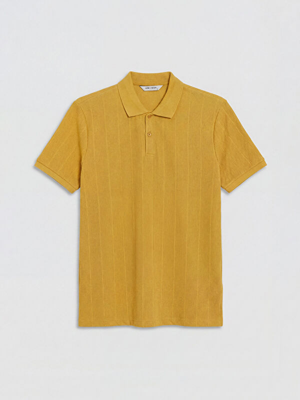 LCW Vision Polo Yaka Çizgili Erkek Tişört
