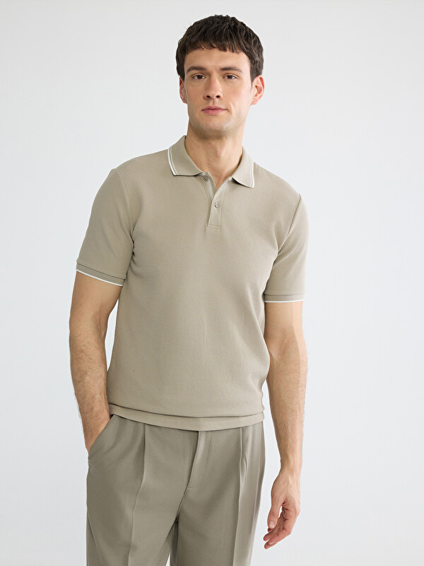 LCW Vision Polo Collar Men's T-Shirt