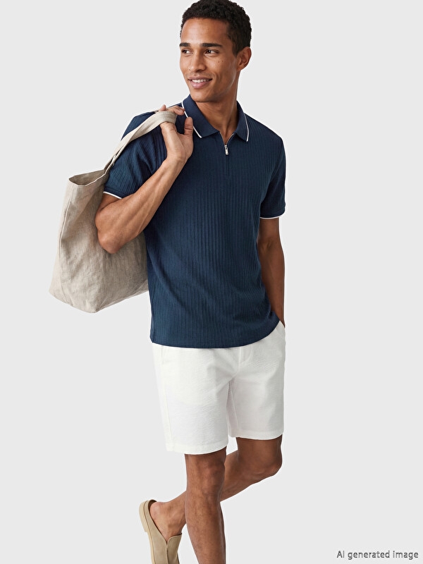LCW Vision Polo Collar Men's T-Shirt