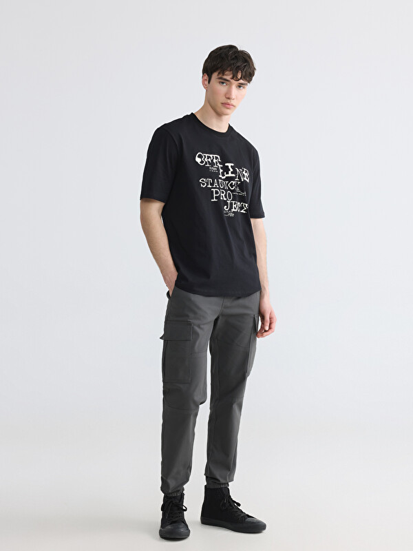 XSIDE Regular Fit Gabardine Men's Cargo Trousers