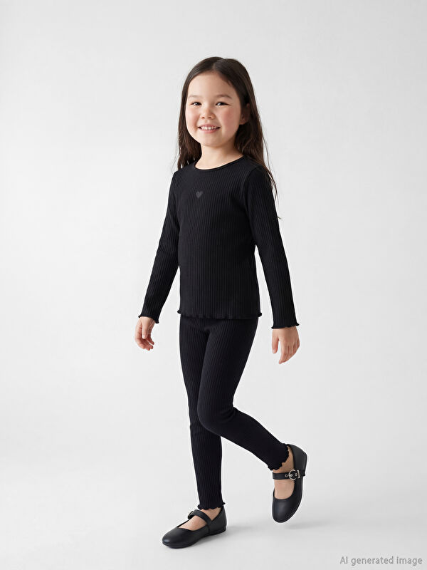 LCW Kids Fitilli Kız Çocuk Tayt