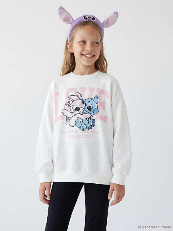LCW JOY Stitch Figürlü Kız Çocuk Pelüş Taç