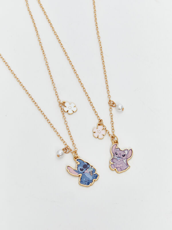 LCW JOY عقد ديال البنات مطبوع عليه Lilo and Stitch