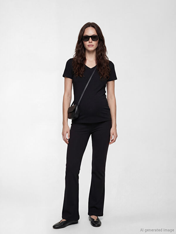 LCW Comfort High Waist Flare Women's Leggings