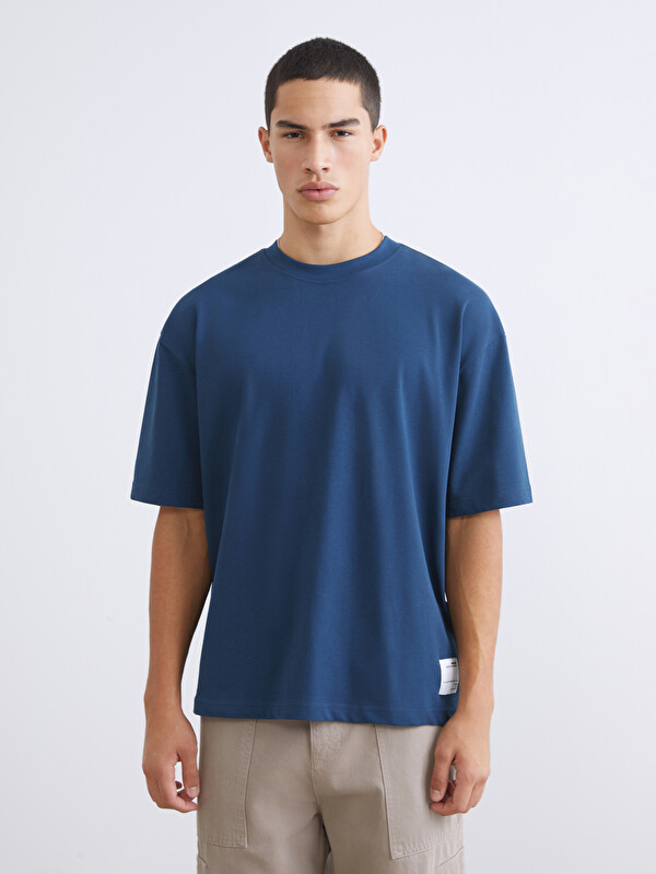 XSIDE T-shirt pour Hommes en Jersey à Col Rond