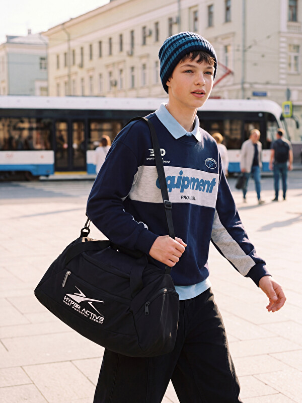 LCW ACCESSORIES Printed Active Duffle for Boys