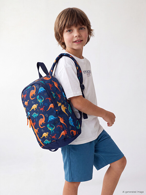 LCW ACCESSORIES Çantë shpine për djem me dinosaur të stampuar