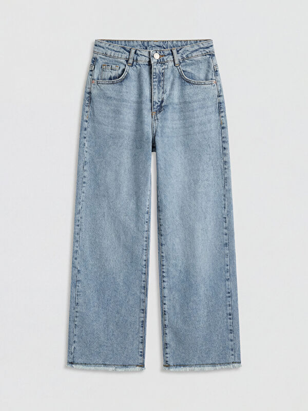 LCW Kids Wideleg Kız Çocuk Jean Pantolon