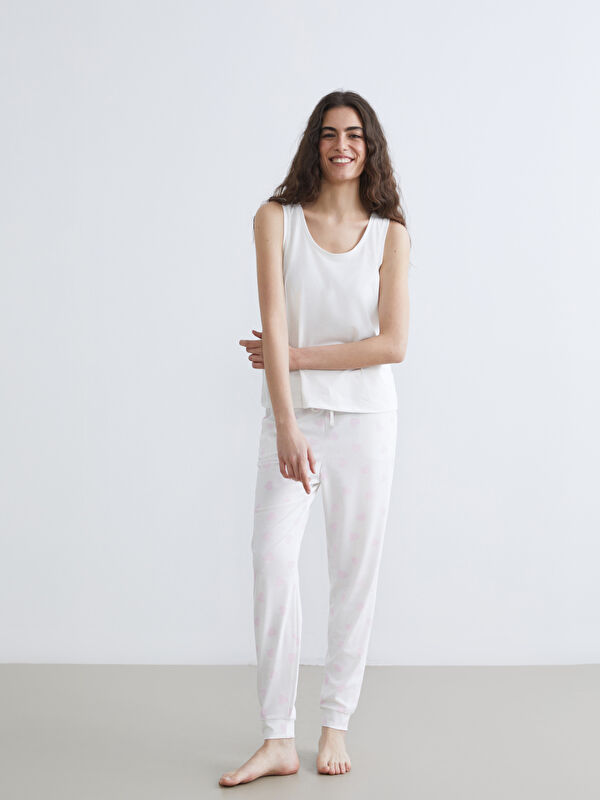 LCW DREAM Kalp Baskılı Kadın Jogger Pijama Altı