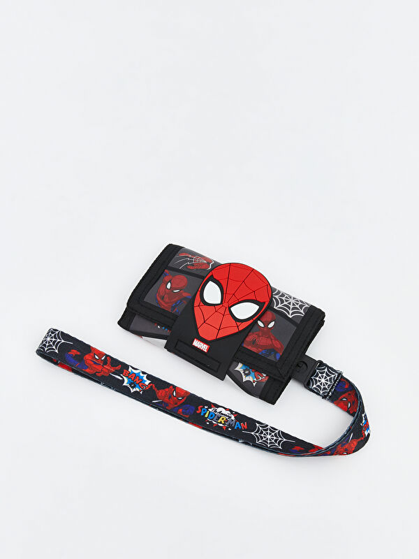 LCW ACCESSORIES Spider-Man Baskılı Cırt Cırtlı Erkek Çocuk Cüzdan