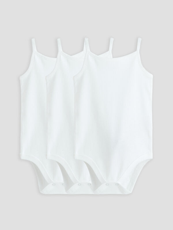 LCW baby Askılı Kız Bebek Çıtçıtlı Body 3'lü