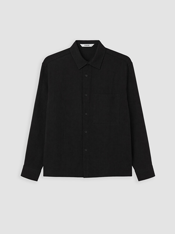 XSIDE Man Black Shirt