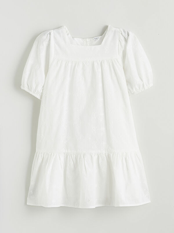LCW Kids Patterned Girls' Jersey Dress