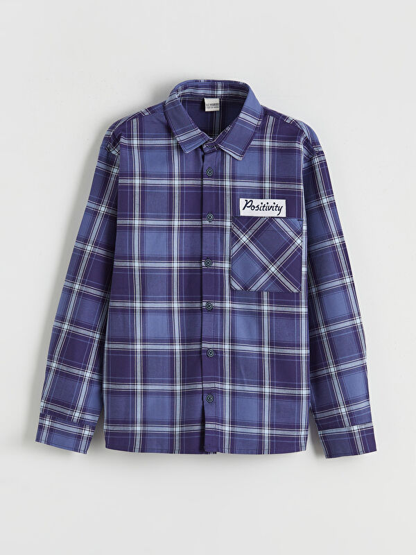 LCW Kids Plaid Twill Boys' Shirt