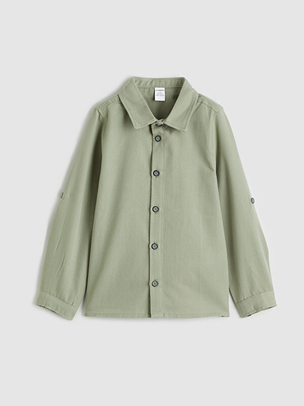 LCW Kids Textured Shirt for the Young Gentleman