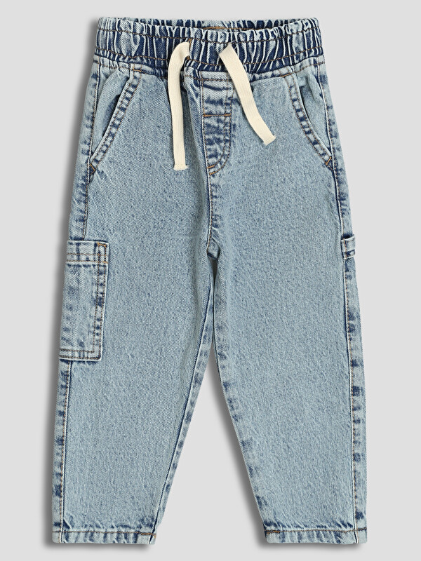 LCW Kids Jean Décontracté à Taille Élastiquée pour Garçon