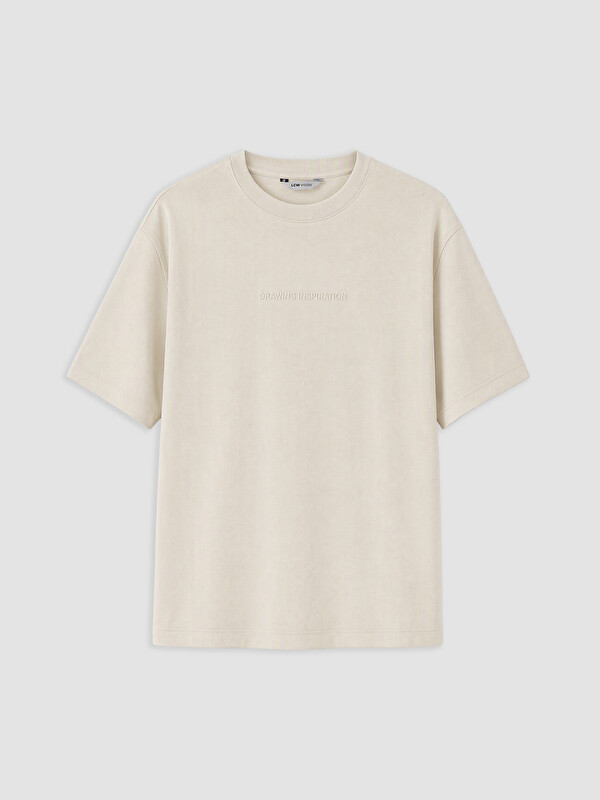 LCW Vision Man Beige T-Shirt