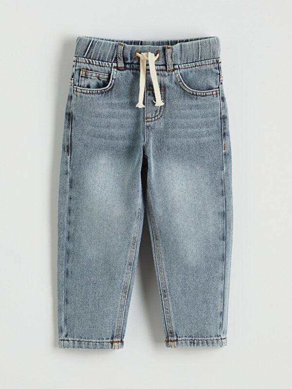 LCW Kids Boys Elastic Waist Slouchy Jeans