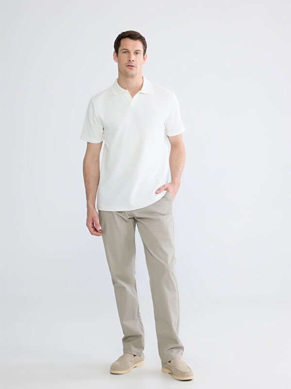 LCWAIKIKI Classic Standart Kalıp Gabardin Erkek Chino Pantolon