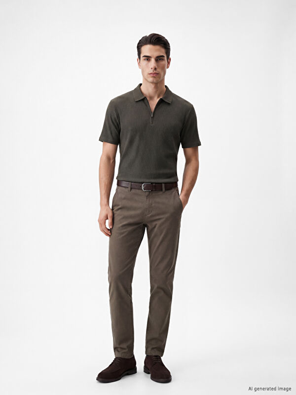 LCWAIKIKI Classic Slim Fit Men's Chino Trousers